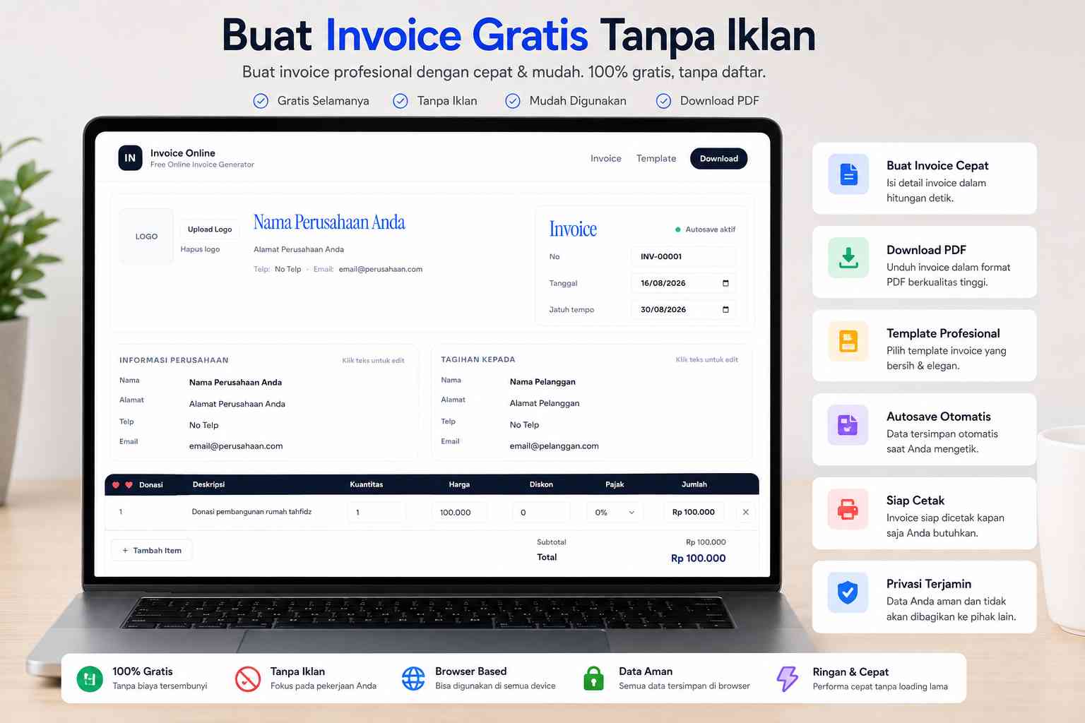 Tools Invoice Generator