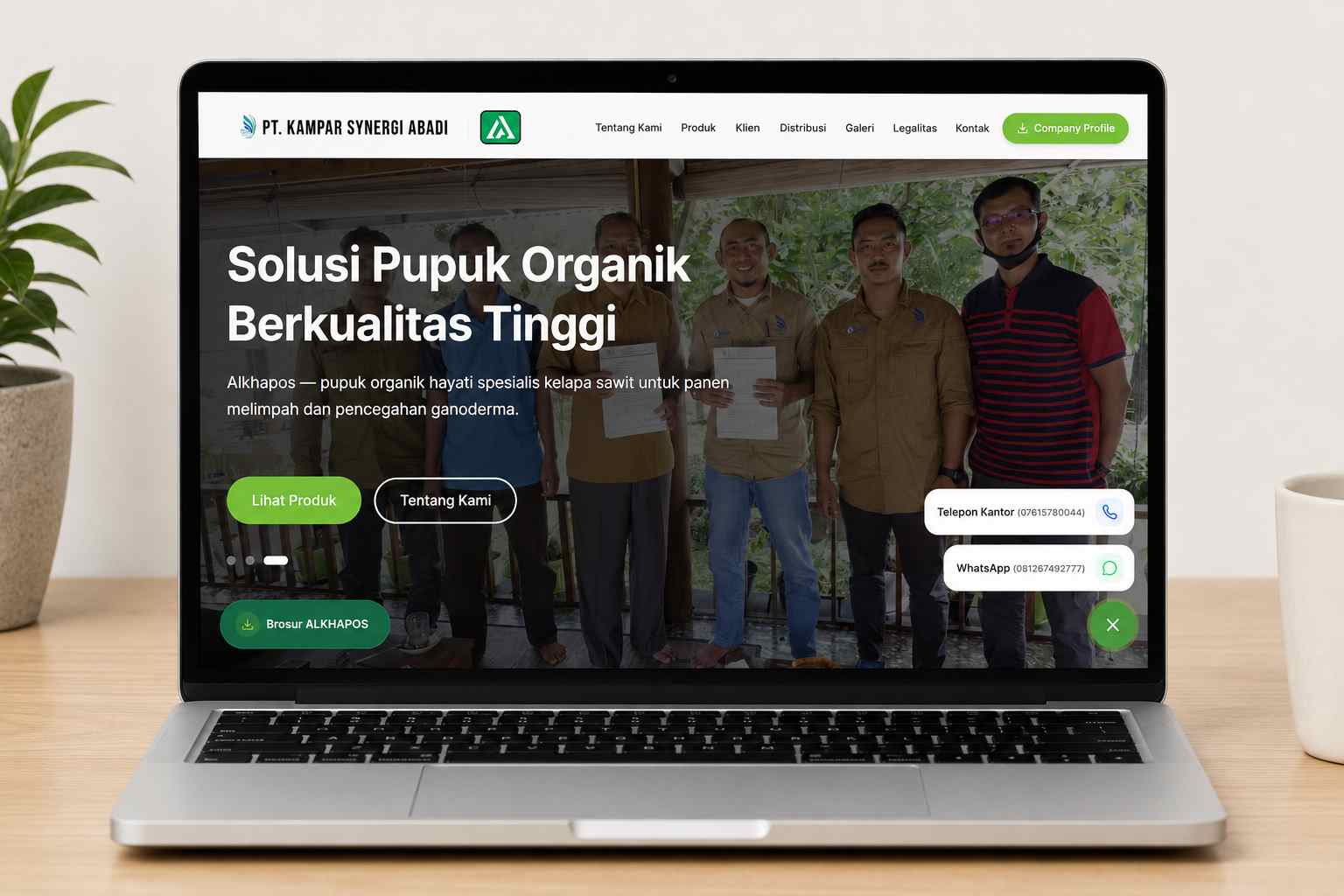 Website Company Profile PT. Kampar Synergi Abadi