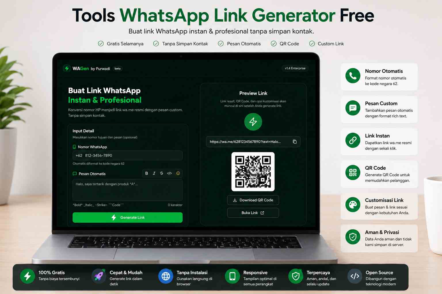 WhatsApp Link Generator